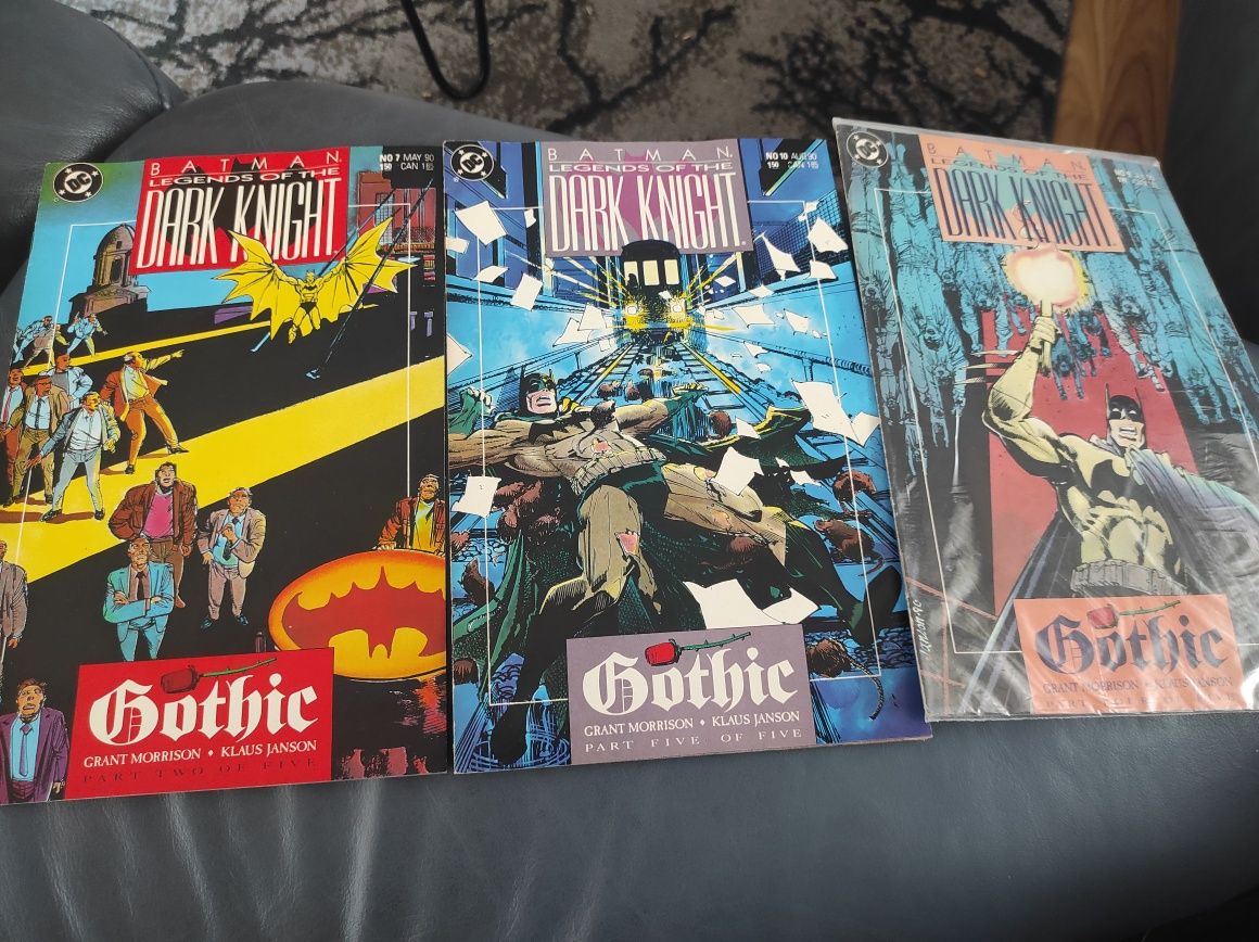 3 komiksy Batman z 1990 eng. Stan bdb