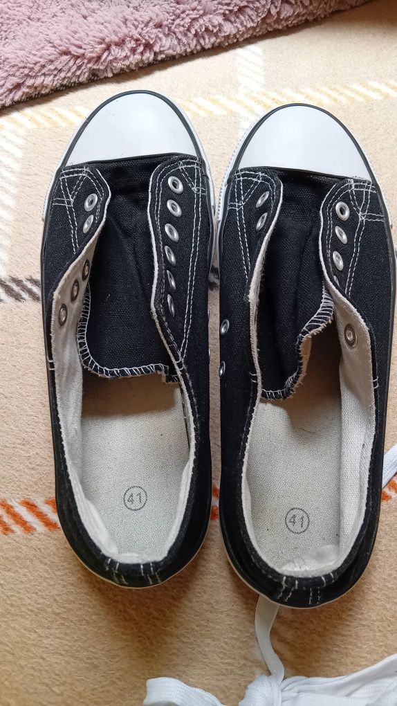 Trampki tenisówki czarne 41