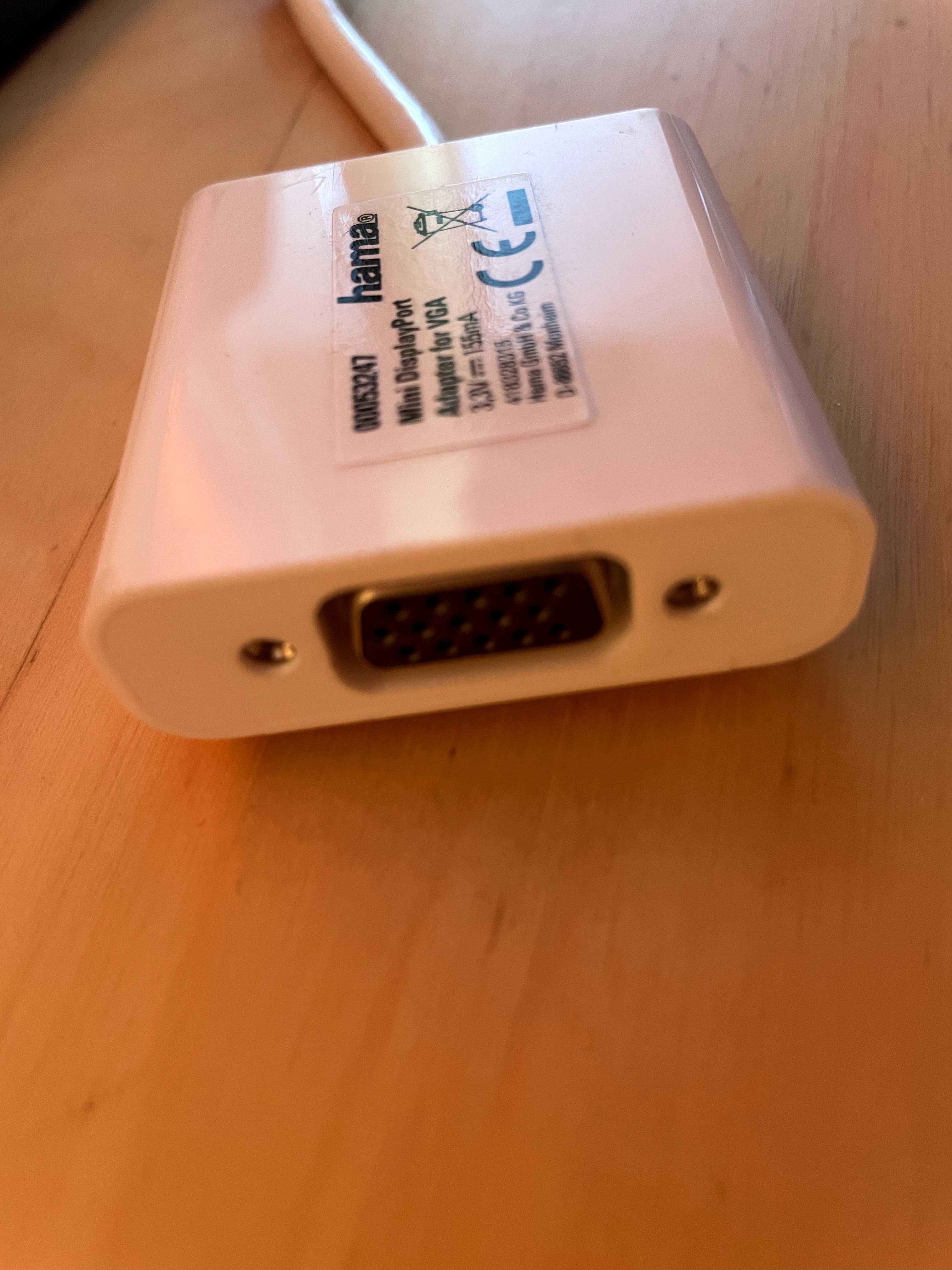 Oryginalna przejściówka HAMA Mini DisplayPort - VGA