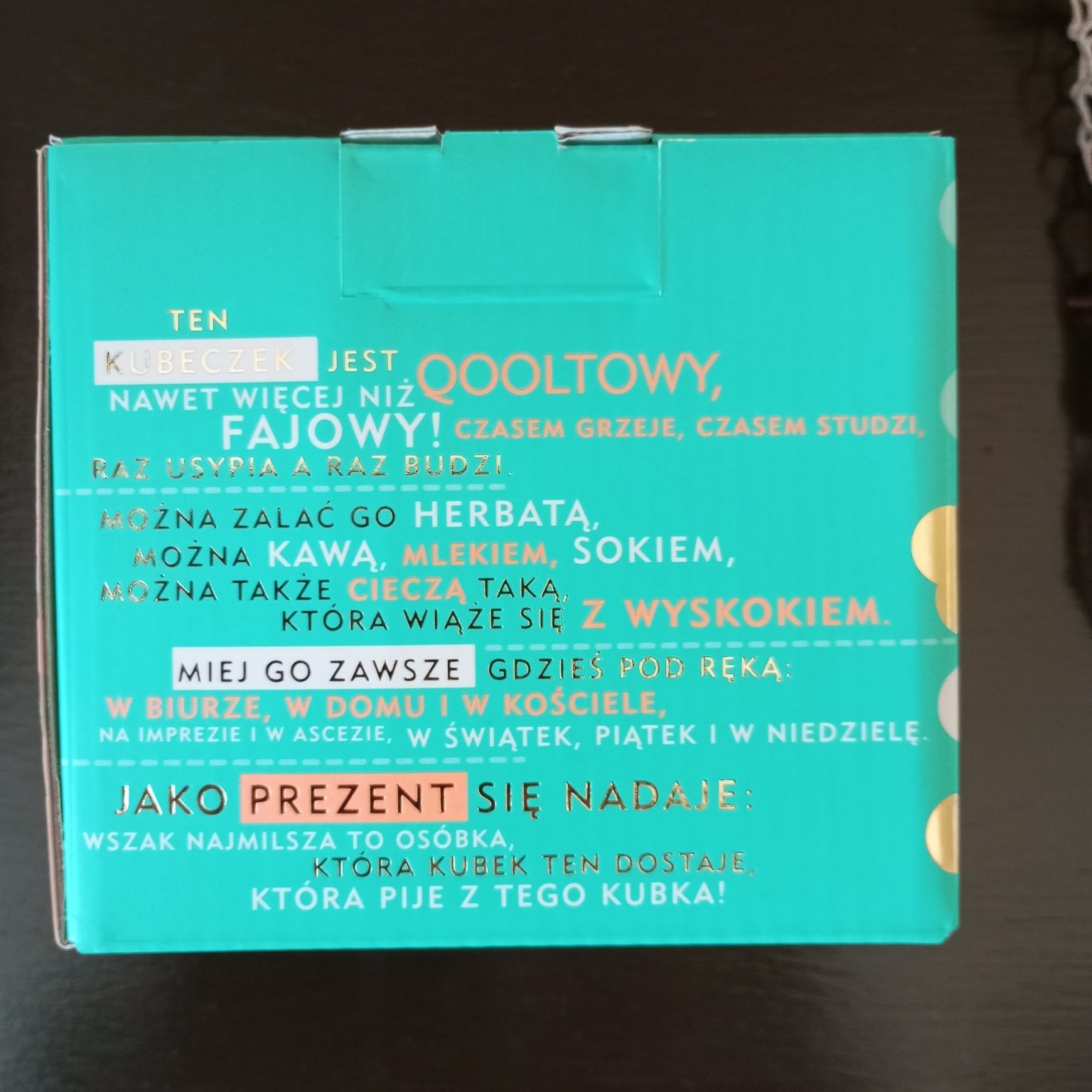 kubek na prezent- "Jestem  debeściakiem" i "Taki jak ja"