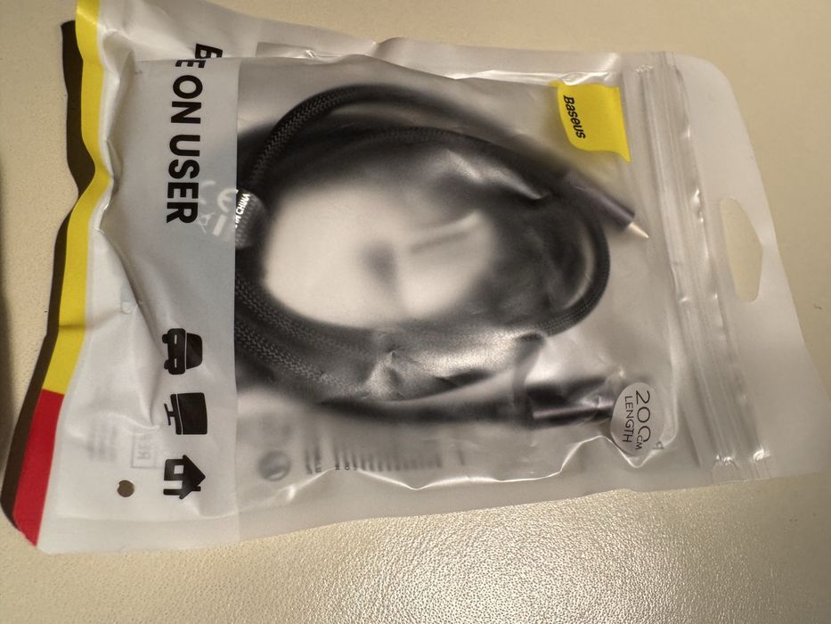 Kabel BASEUS - 2 metry. NOWY. 100 W- fast charging.