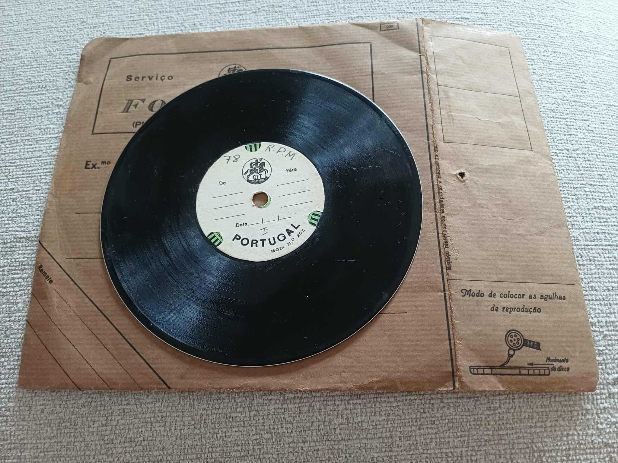 Fonopostal – Disco e Envelope