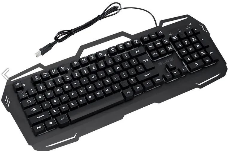 Zestaw klawiatura z podświetleniem LED RED COLD STEEL + podkładka