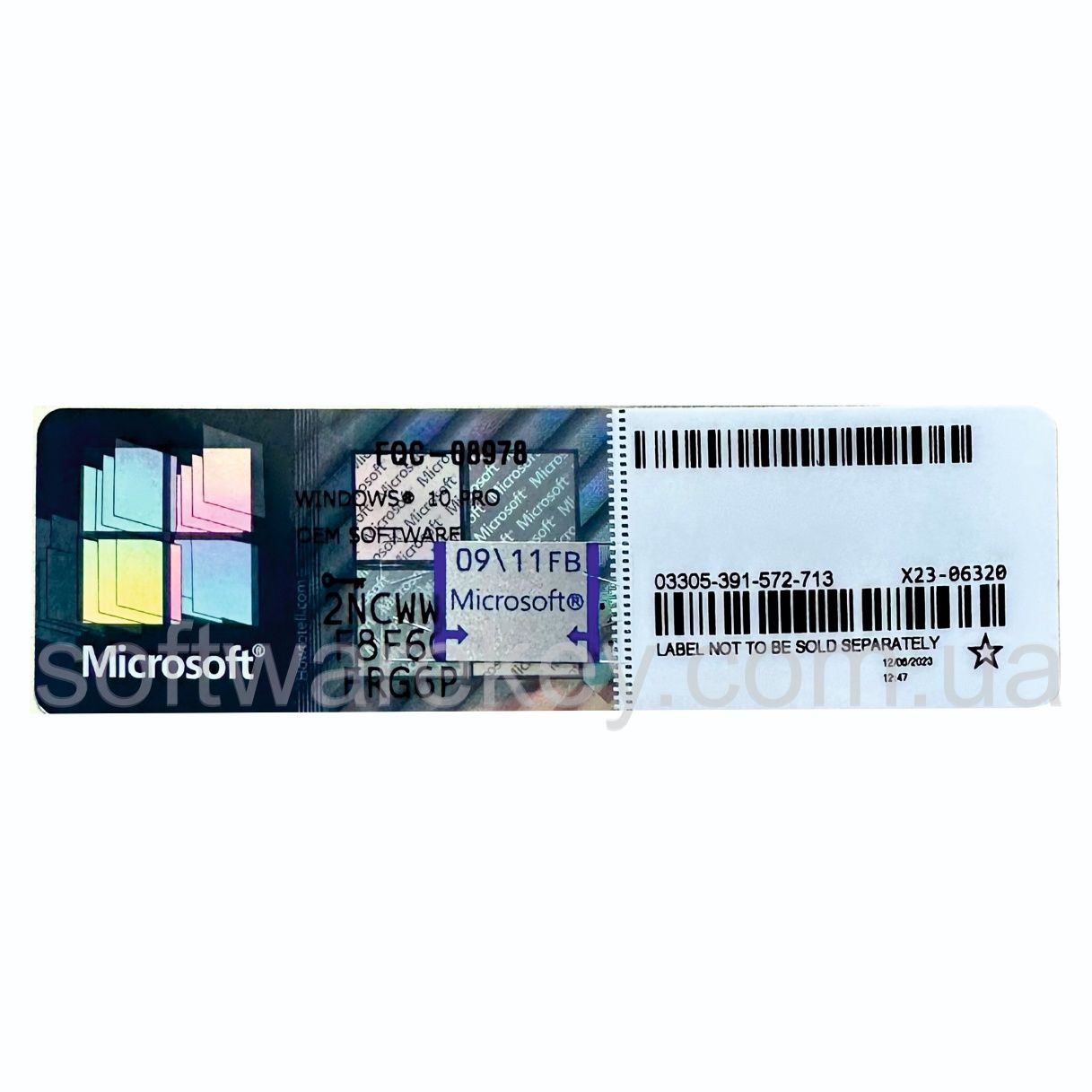 Microsoft Windows 10 Professional 32/64 bit Ukr (FQC-08978)