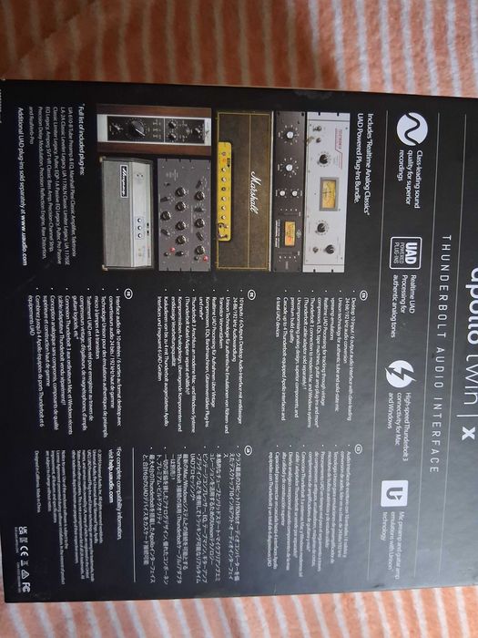 Apollo twin x thunderbolt duo core