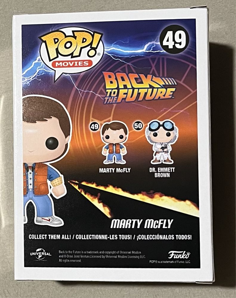 Marty McFly Back to the Future 49 Funko POP