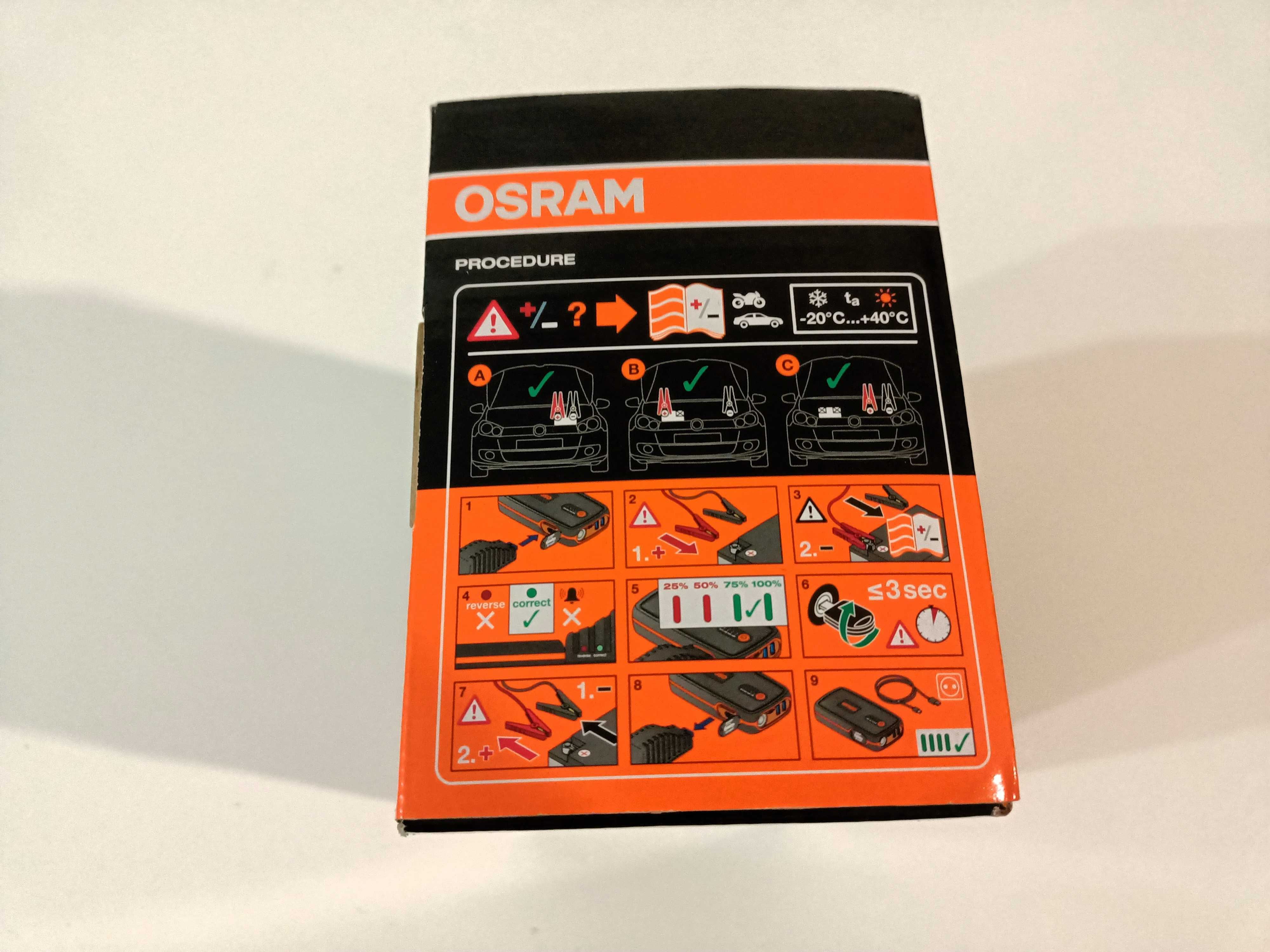 Urządzenie rozruchowe Booster Osram Battery Start 300, Powerbank 1500A