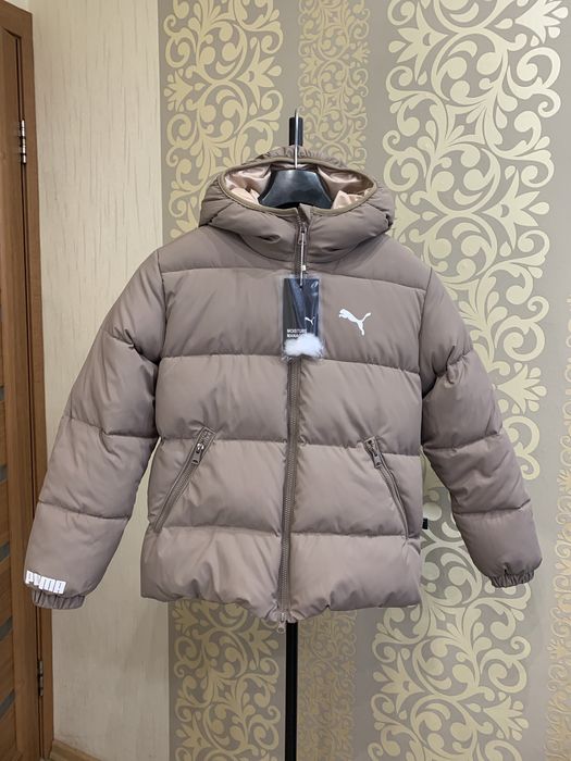 Пуховик Puma Зима XS-L женский  Беж, Капучино