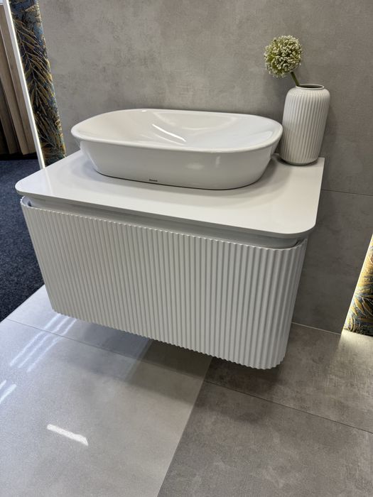 Lavita zestaw Vermont 80 biały [szafka + blat]