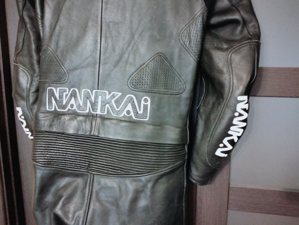 Кожаный комбинезон мотокостюм Nankai