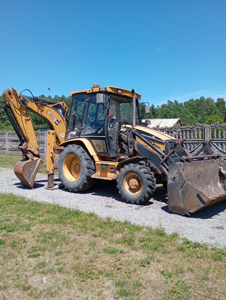 Jcb 3cx cat 428c 2000r umowa koparko ładowarka