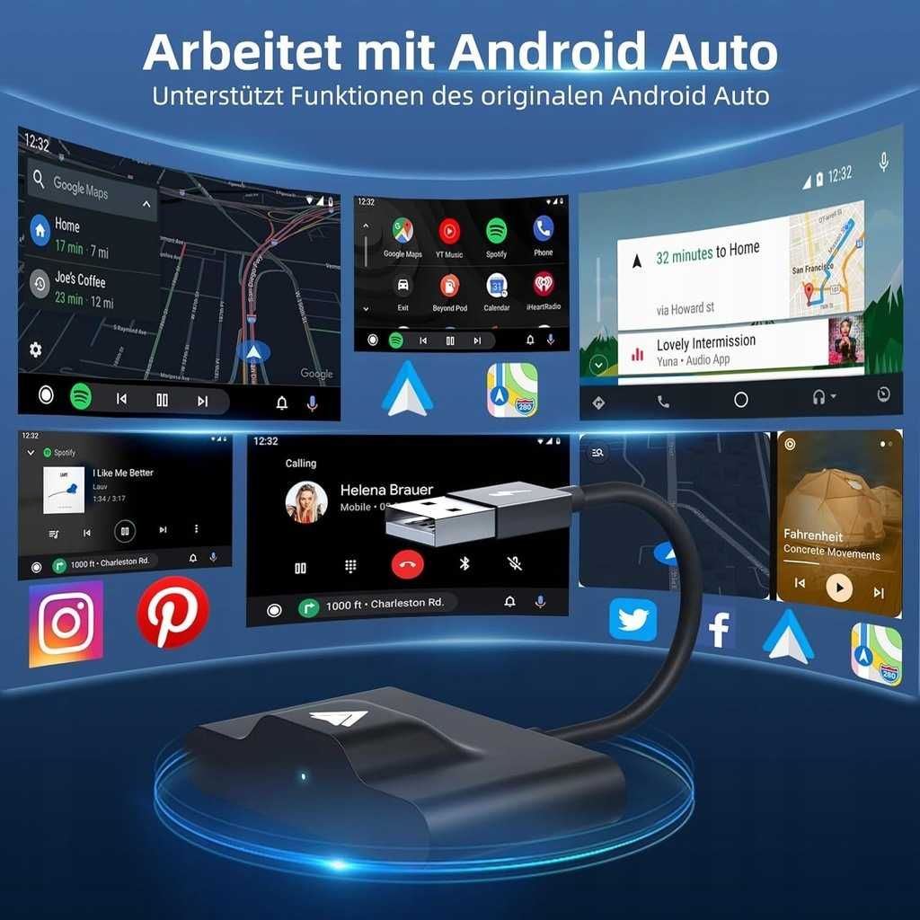 Bezprzewodowy adapter do systemu Android Auto