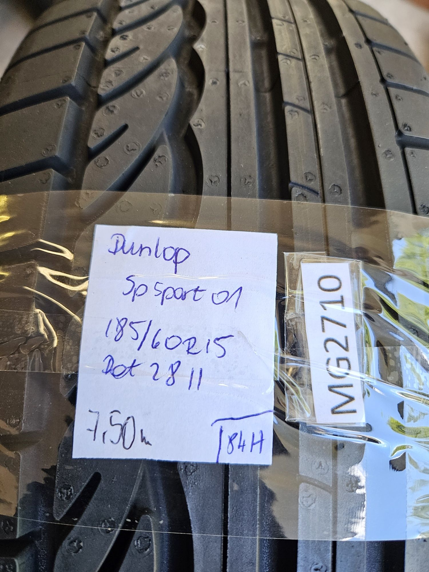 Dunlop 185/60 r15 SP Sport 01 /// NOWA wysyłka
