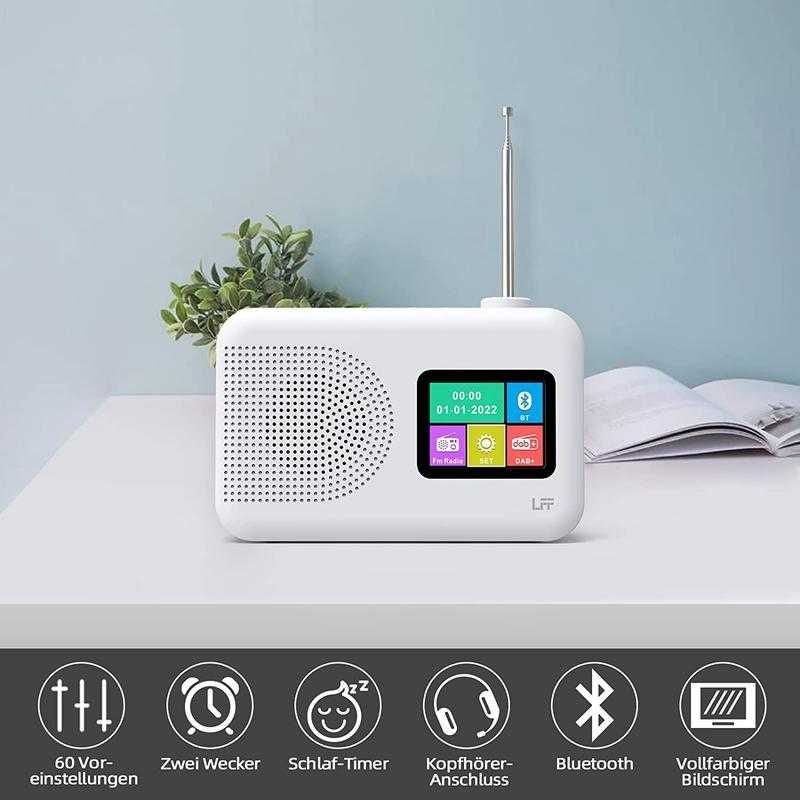 Цифрове FM радіо з кольоровим дисплеєм і Bluetooth з Німеччини