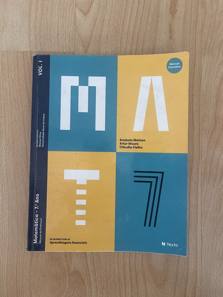Manual de metemática “MAT7” 7°ano