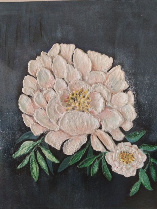 Obraz 3d 50x50 ręcznie malowane