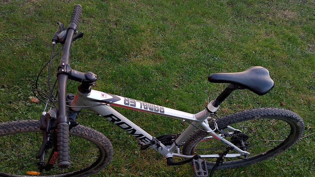 Rower srebrny Romet
