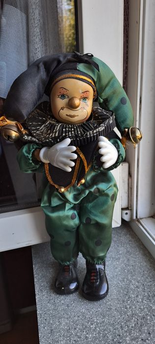 Кукла Пьера -Арлекин интерьерная