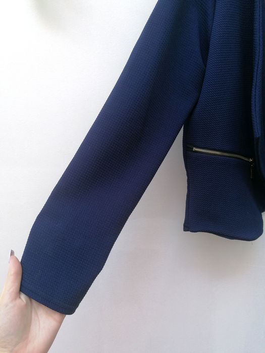 Casaco Curto Azul Marinho