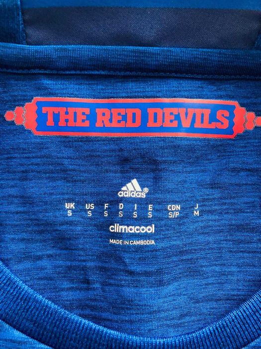 Koszulka Piłkarska Adidas S Niebieska – Manchester United 16/17