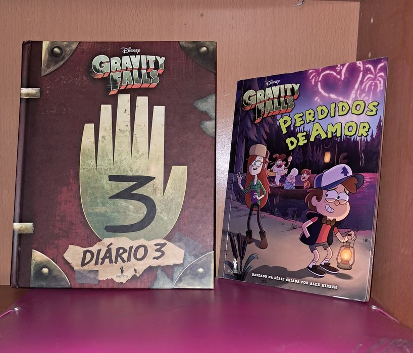 Gravitty Falls- Pack 2 livros (Diário 3 + Perdidos no amor)