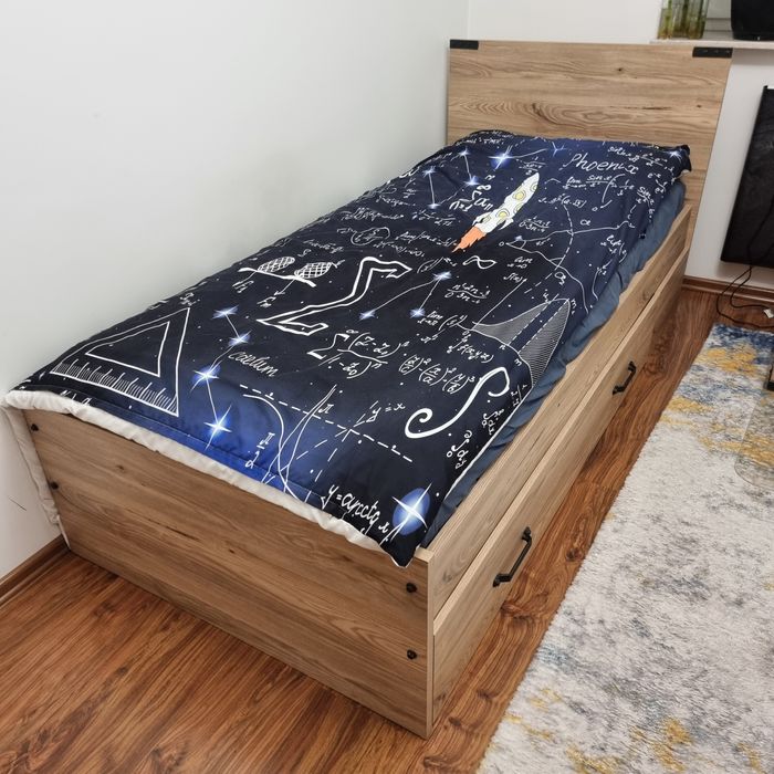 Łóżko z szufladą Lara BRW 90x200