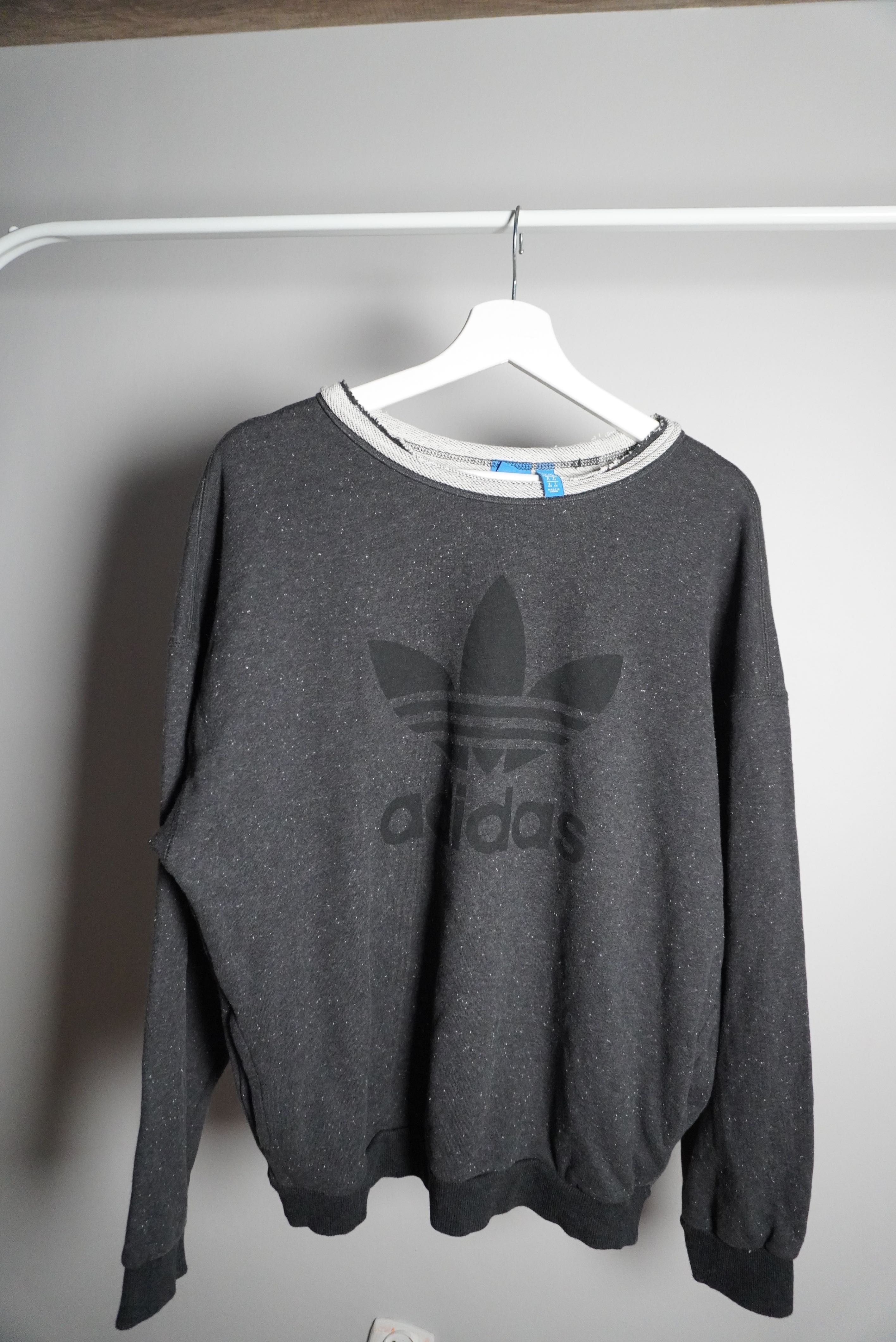 Adidas bluza damska oversize L xl szara