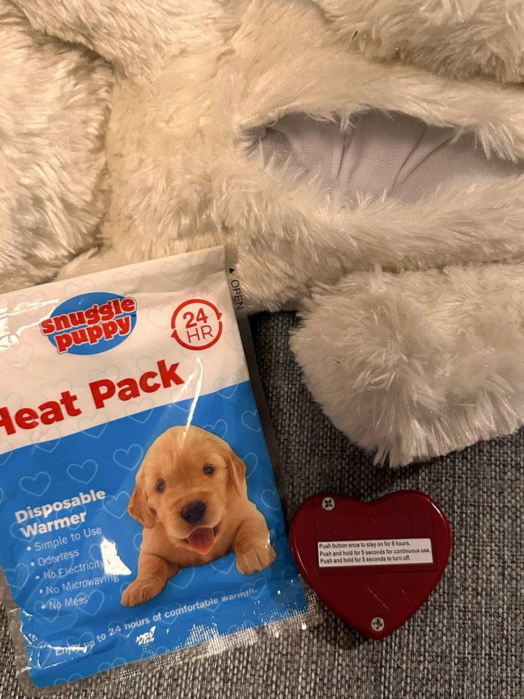 Snuggle Puppy pluszowy pies bicie serca wklady cieplne