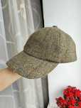 Шерстяна кепка бейсболка Harris Tweed вовняна кепка harris tweed