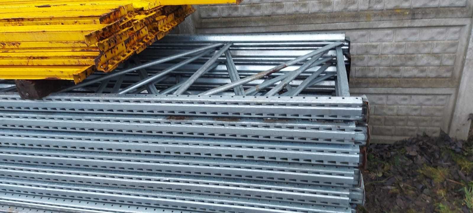 Regały wysokiego składowania nogi słupy
