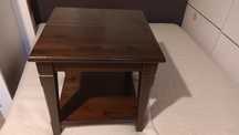 Stolik kawowy ikea markor drewniany 55x55x55