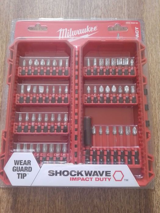 Набір біт SHOCKWAVE PACKOUT MILWAUKEE, (56шт) / 4932492006