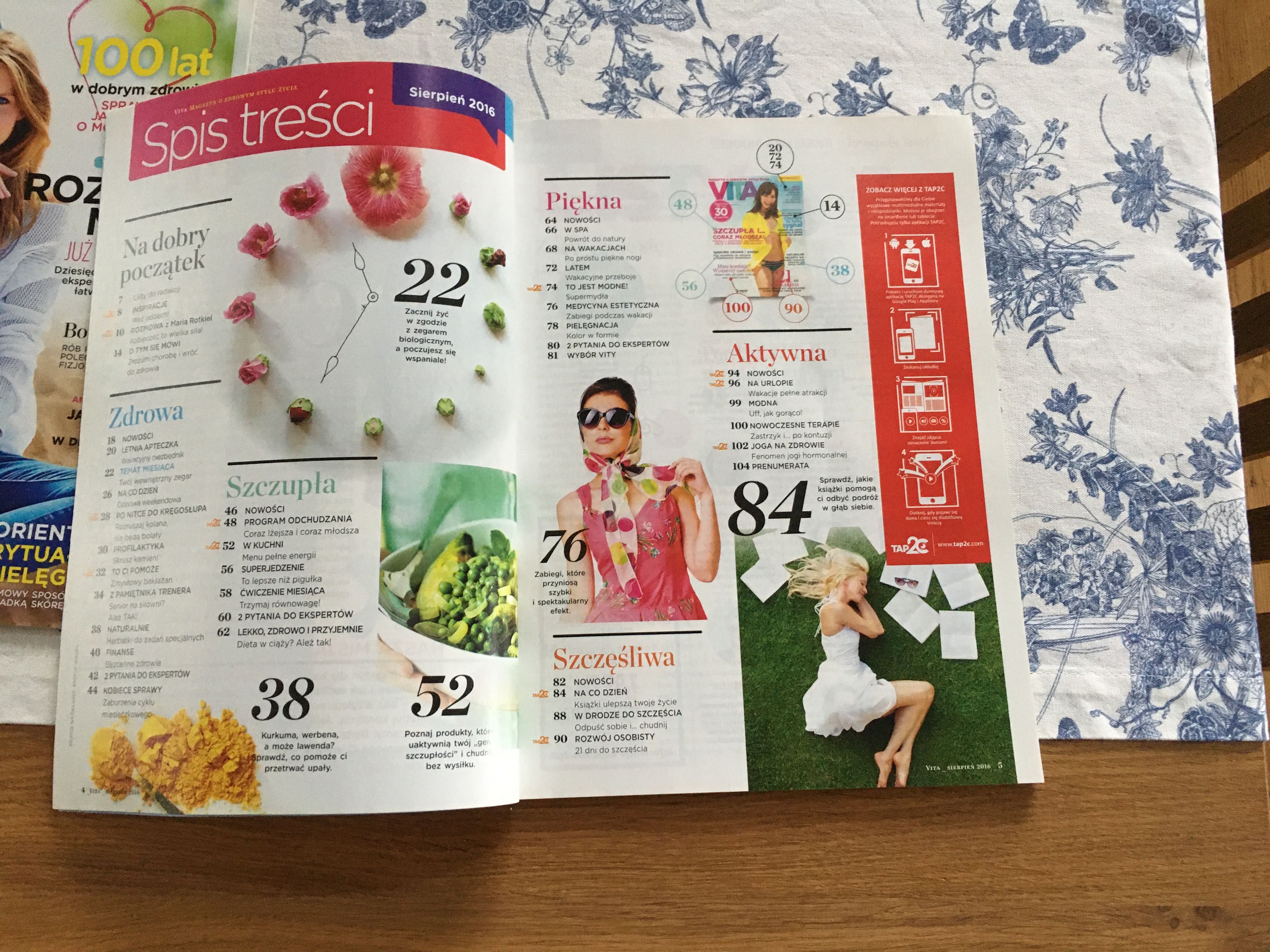 VITA magazyn o zdrowym stylu życia - zestaw 2 numery