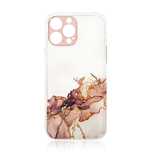 Marble Case etui do Xiaomi Redmi Note 11 żelowy pokrowiec marmur brązo