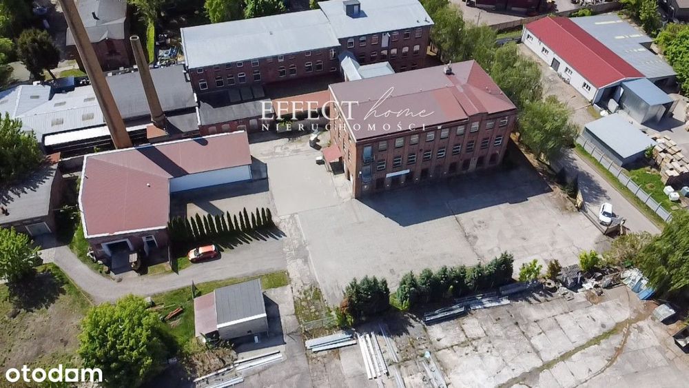 Teren przemysłowy hala produkcyjna 1550 m²