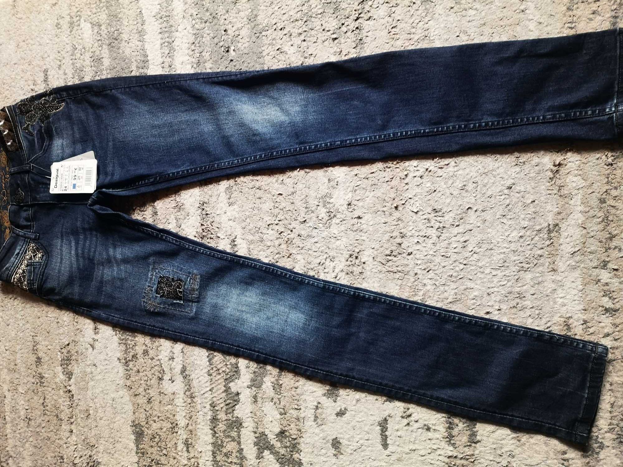 Desigual jeansy xs/s nowe z metkami