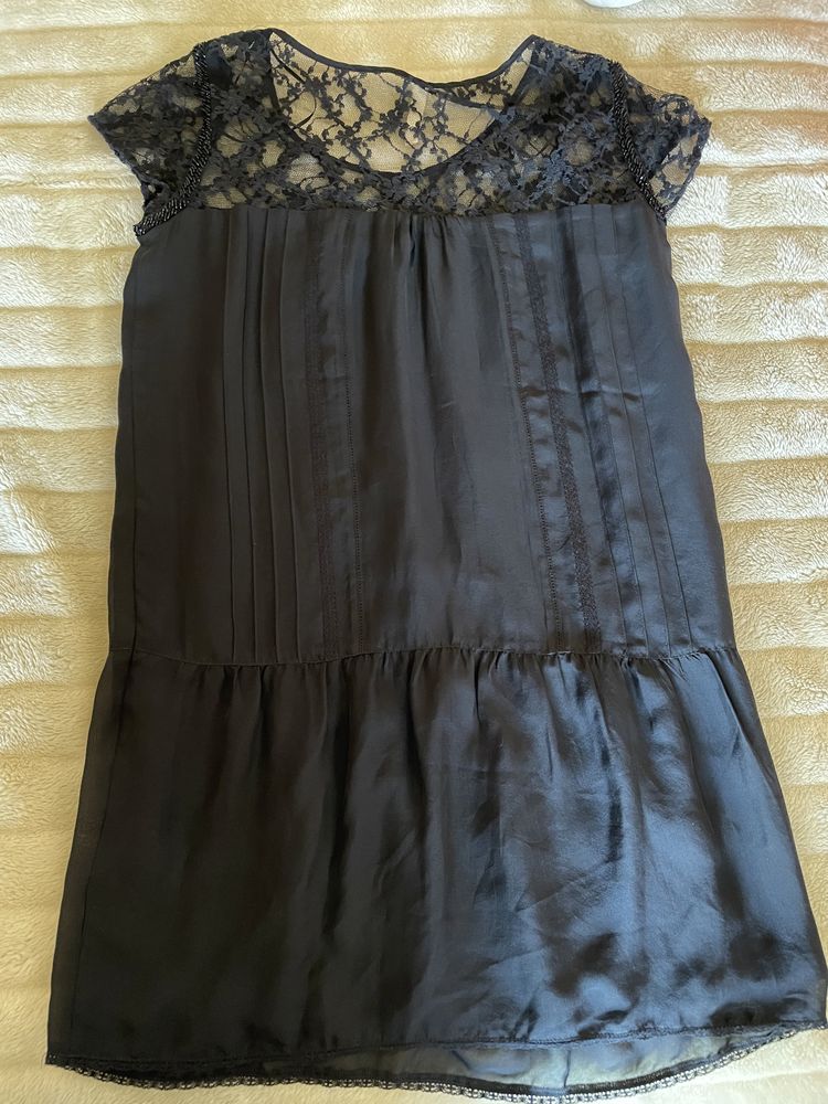 Vestido seda preto Pepe Jeans (S) [ULTIMO PREÇO]