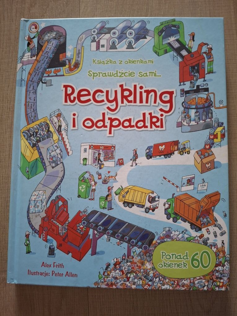 Recycling i odpady. Książka z okienkami.