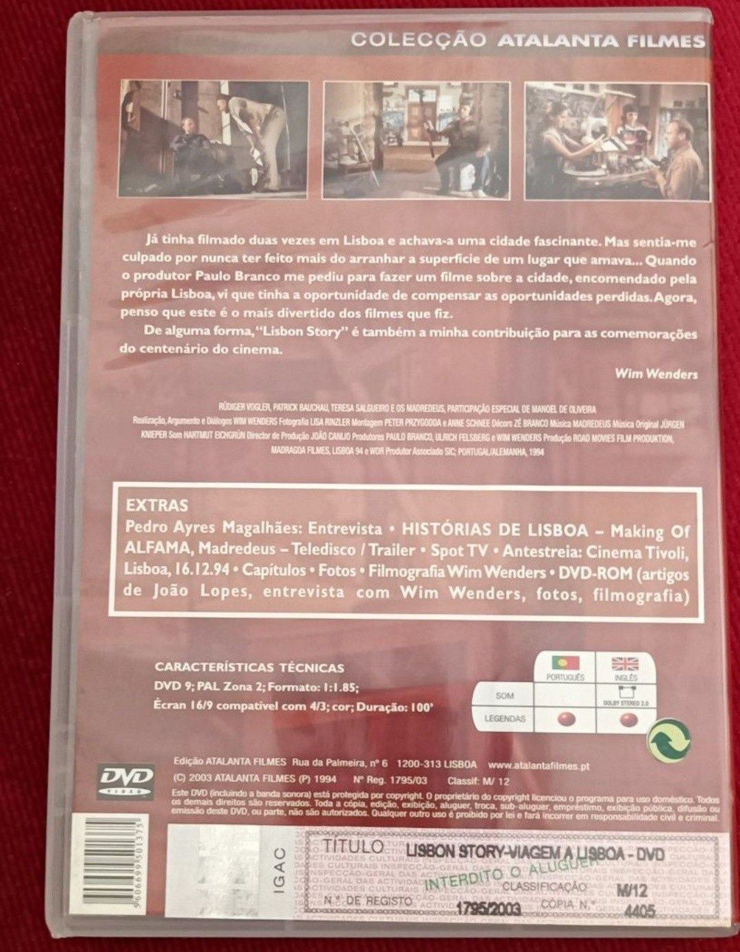 "Viagem a Lisboa" de Wim Wenders RARO