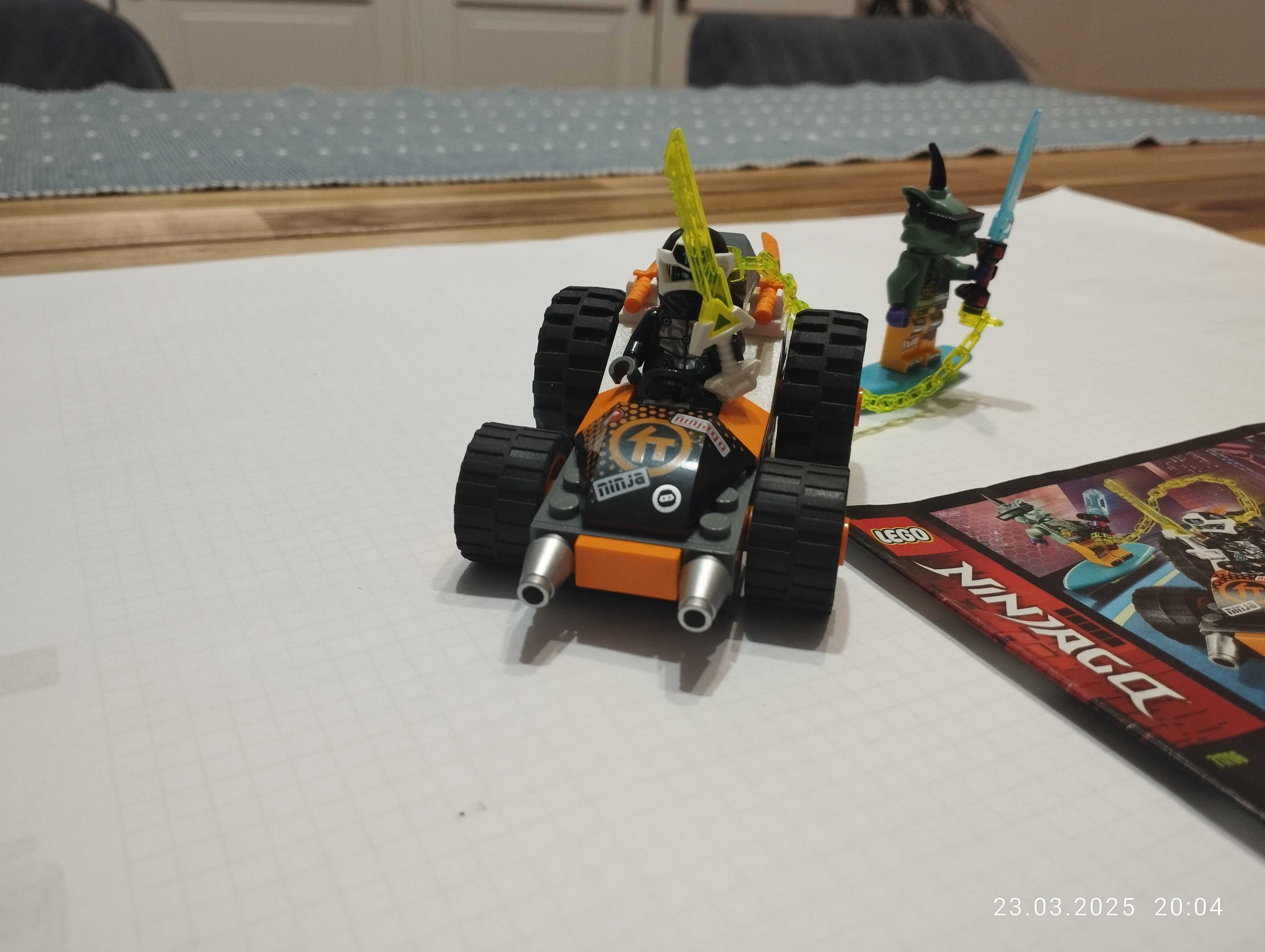 LEGO Ninjago 71706, Cole's speeder car, kompletny + instrukcja