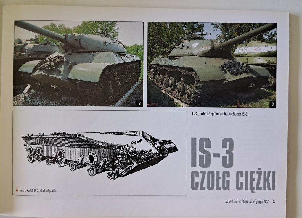 Model Detail Phoyo Monograph No 7 Czołg ciężki "IS-3"