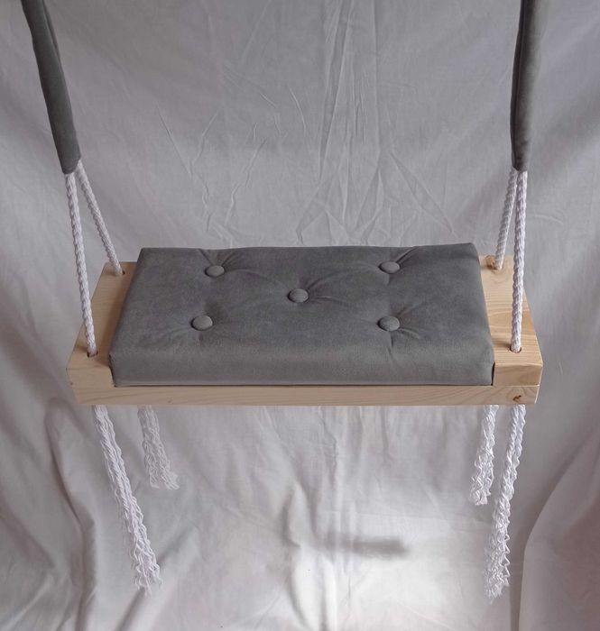 Huśtawka dla dzieci i dorosłych siedzisko tapicerowana