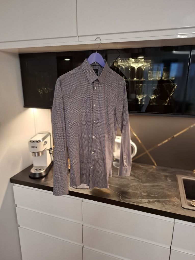 Pako lorente, koszula, męską koszula, wzór, slim fit, M, L, bawełna,