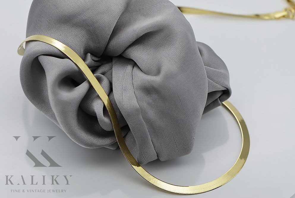 Damski łańcuszek z żółtego 14k złota 585 kolia Fantazy cfc029y Wrocław