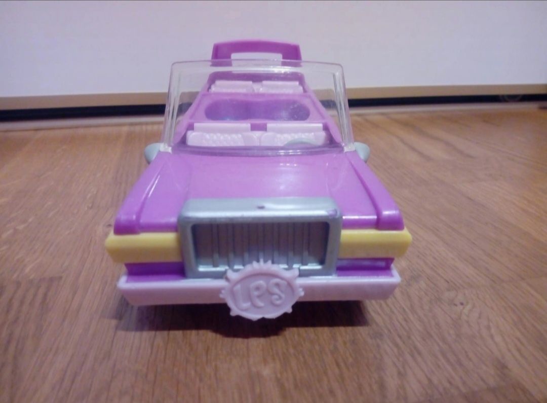 Littlest Pet Shop limuzyna z figurką różowego pudla LPS z okularami