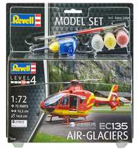 Model set do sklejania helikopter EC 135 Air-Glaciers Revell 64986