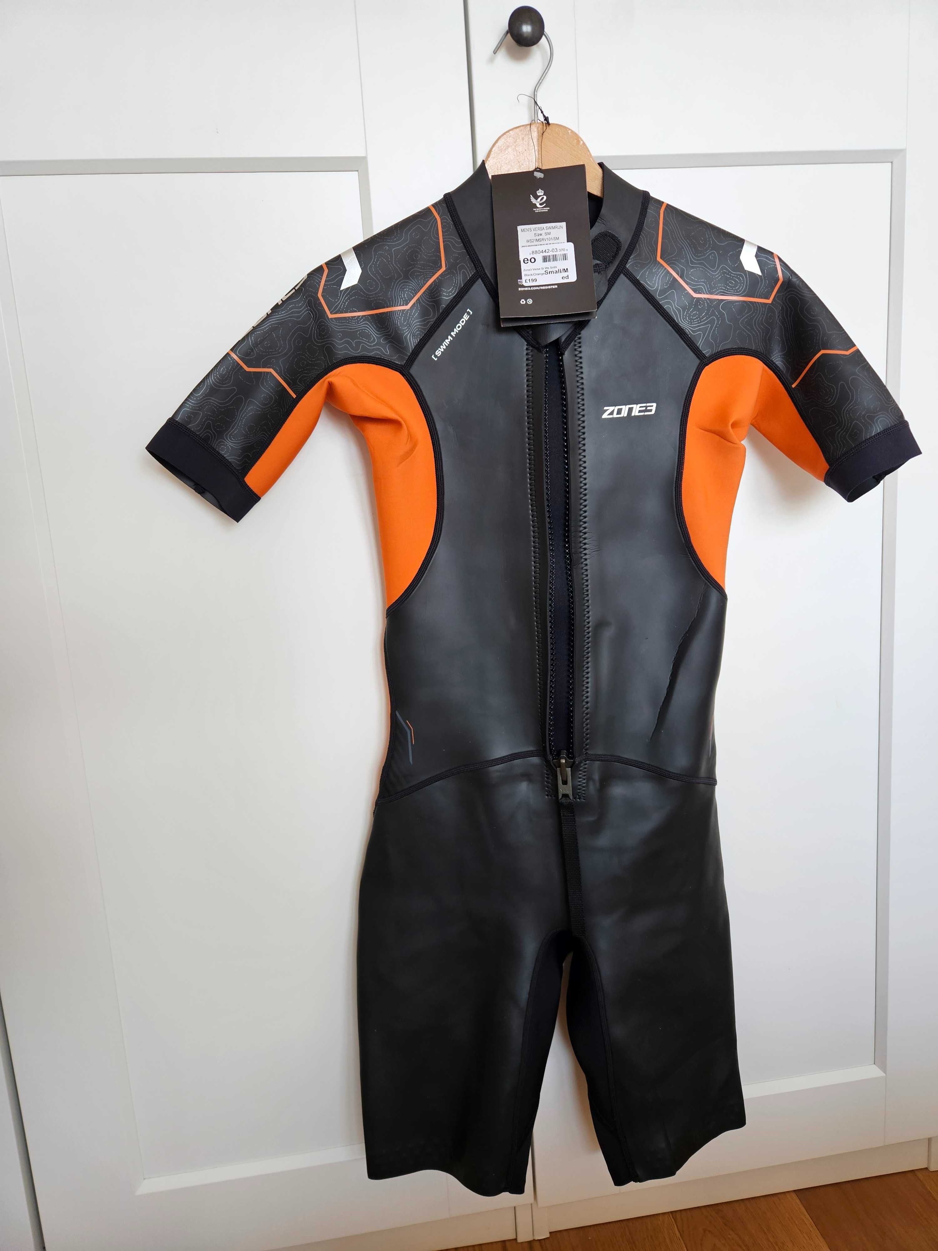 Pianka Triathlonowa ZONE3 Versa Swimrun Shorty S/M – jak nowa