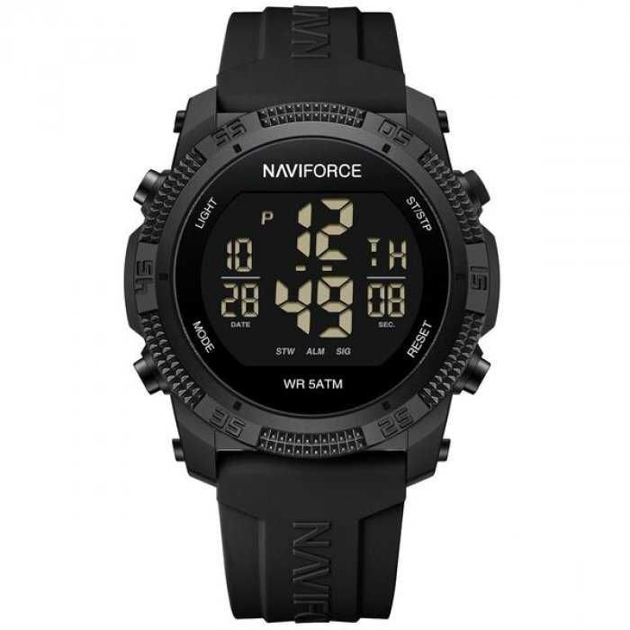 Чоловічий годинник Naviforce Europe Black +БЕЗКОШТОВНА ДОСТАВКА