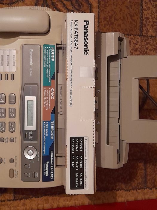 Телефон факс Panasonic KX-FL403 + катридж новий.