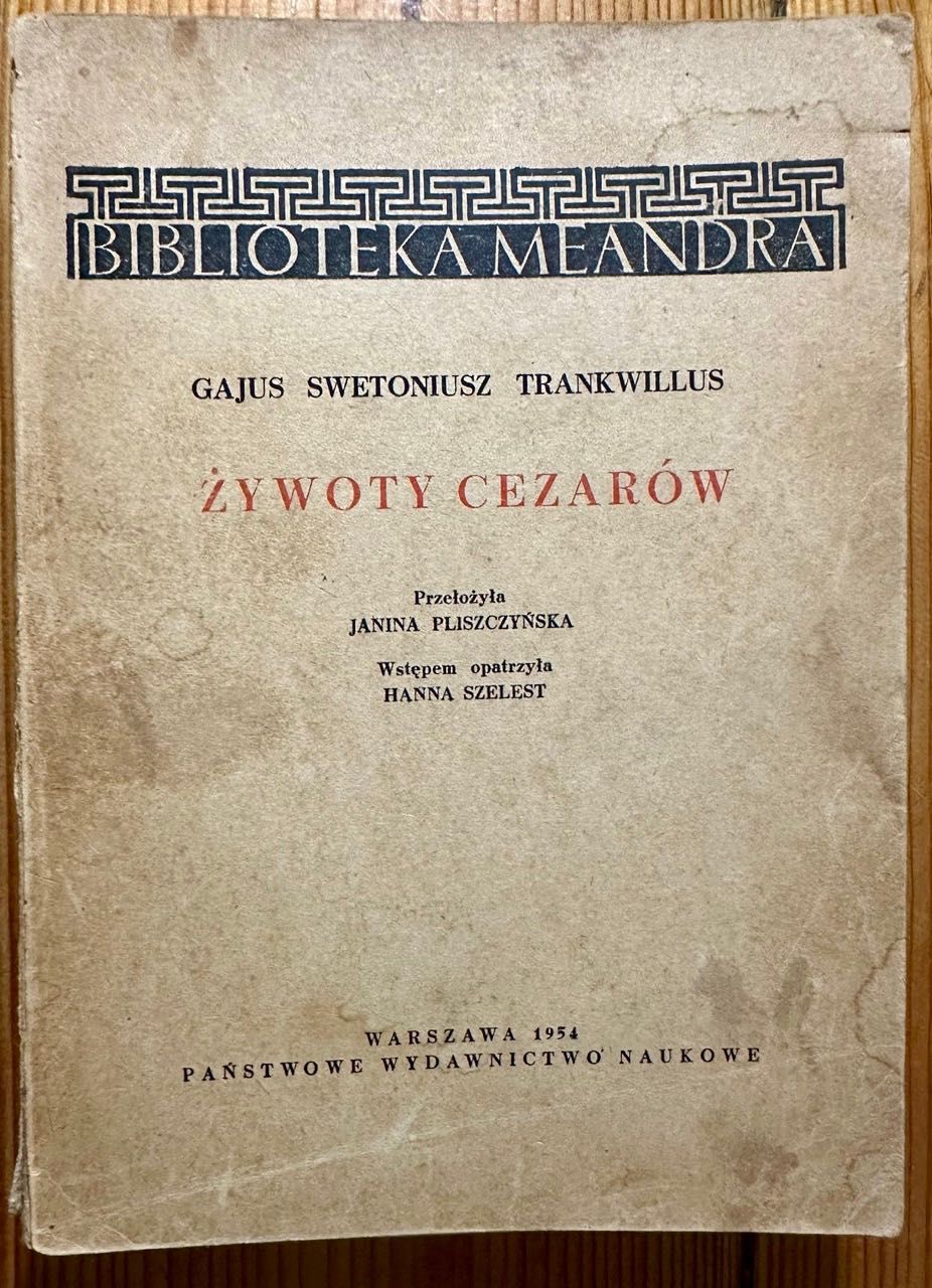 Gajus Swetoniusz Trankwillus	Żywoty Cezarów